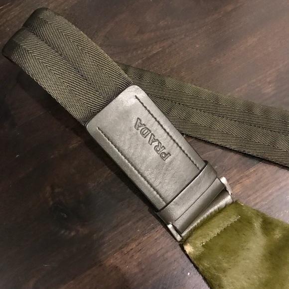 Prada Archival Fur Pony Hair Sling Crossbody Harness Bag Rare - Picture 2 of 8